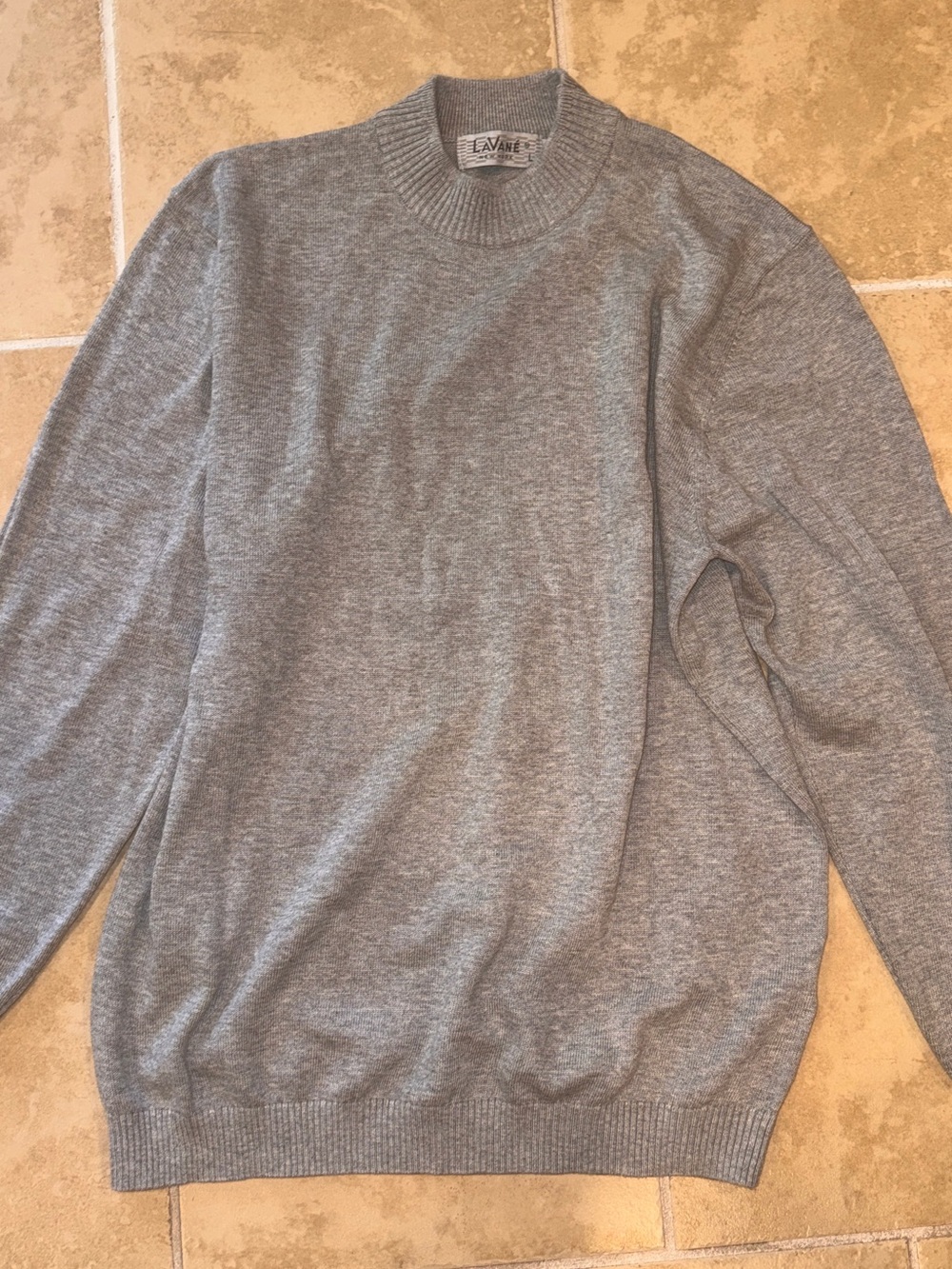 Men’s Gray Lavané Crewneck Sweater